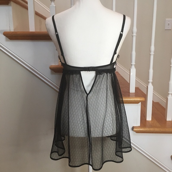 2000s Victoria’s Secret sheer mesh lace babydoll camisole - Picture 5 of 10